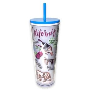 NWT California The Golden State Venti Acrylic Cold Cup Tumbler 24 oz.
